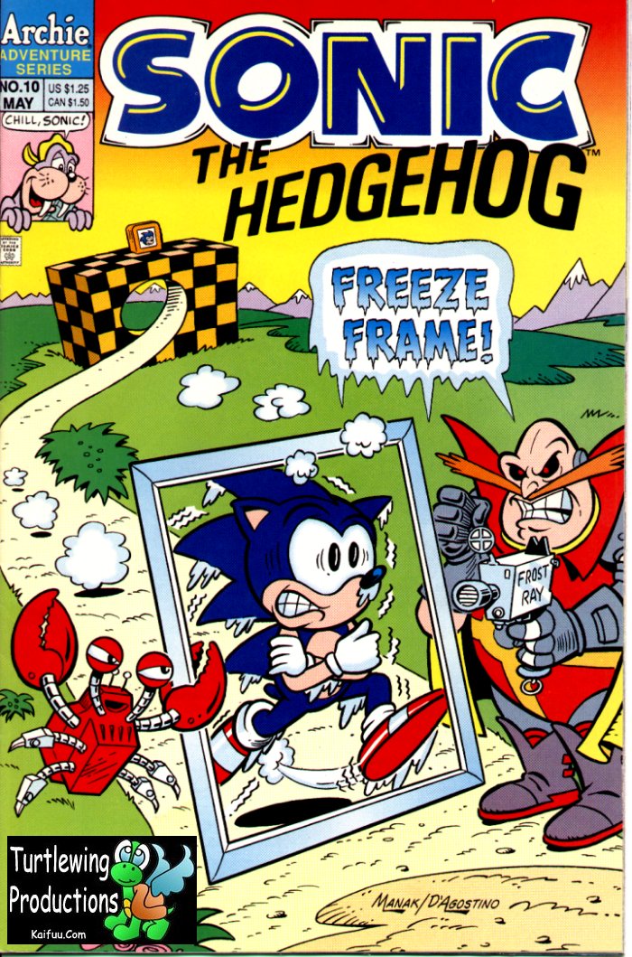 Sonic - Archie Adventure Series May 1994 Cover Page